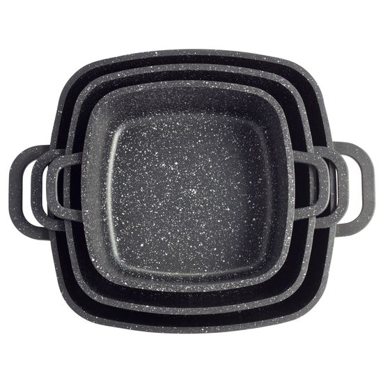 Набор посуды 6 предметов с прихватками Kamille KM 4435 из литого алюминия