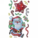 Набор наклеек «Новгоднее поздравление» 16,5*33,5 см