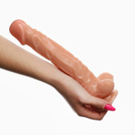 Телесный фаллоимитатор-реалистик «Оки-Чпоки» - 25 см. (Цвет: телесный)