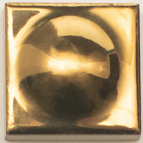 Декор PF08 2х2 см керамика золото квадрат