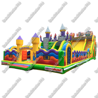Надувной комплекс "Средневековье" 20*8*8 м