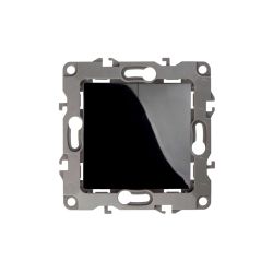 12-1106-06 ЭРА Переключатель двойной, 10АХ-250В, IP20, Эра12, чёрный