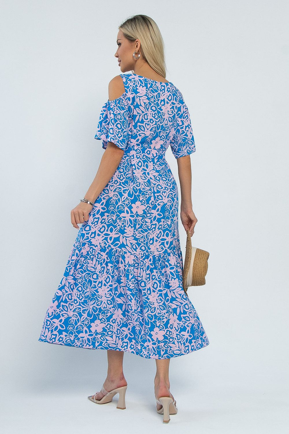 Платье Марианна (сине-розовое) П15348-5М LT Collection