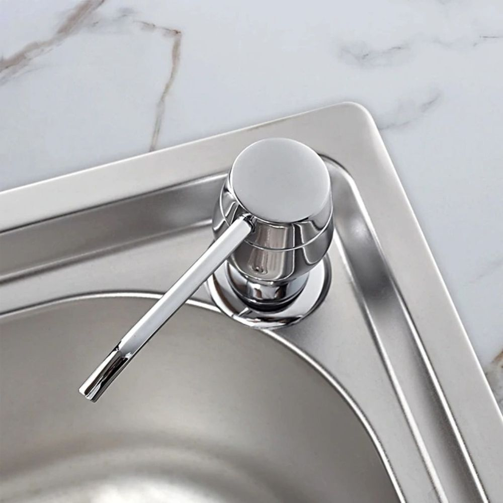 Дозатор для жидкого мыла, Frap, встраиваем, 300 мл, хром, F40513