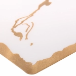 Салфетка на стол 30*45см универсальная «Мрамор», белый