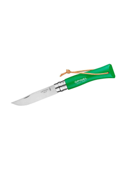 Нож Opinel №7 Trekking нержавеющая сталь, зеленый, 002210