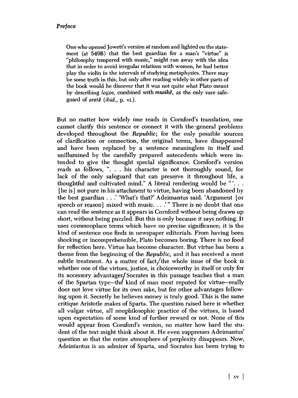 Plato's Republic Allan Bloom's translation | Plato