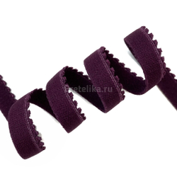 Отделочная резинка становая слива 10 мм, цв. 2605