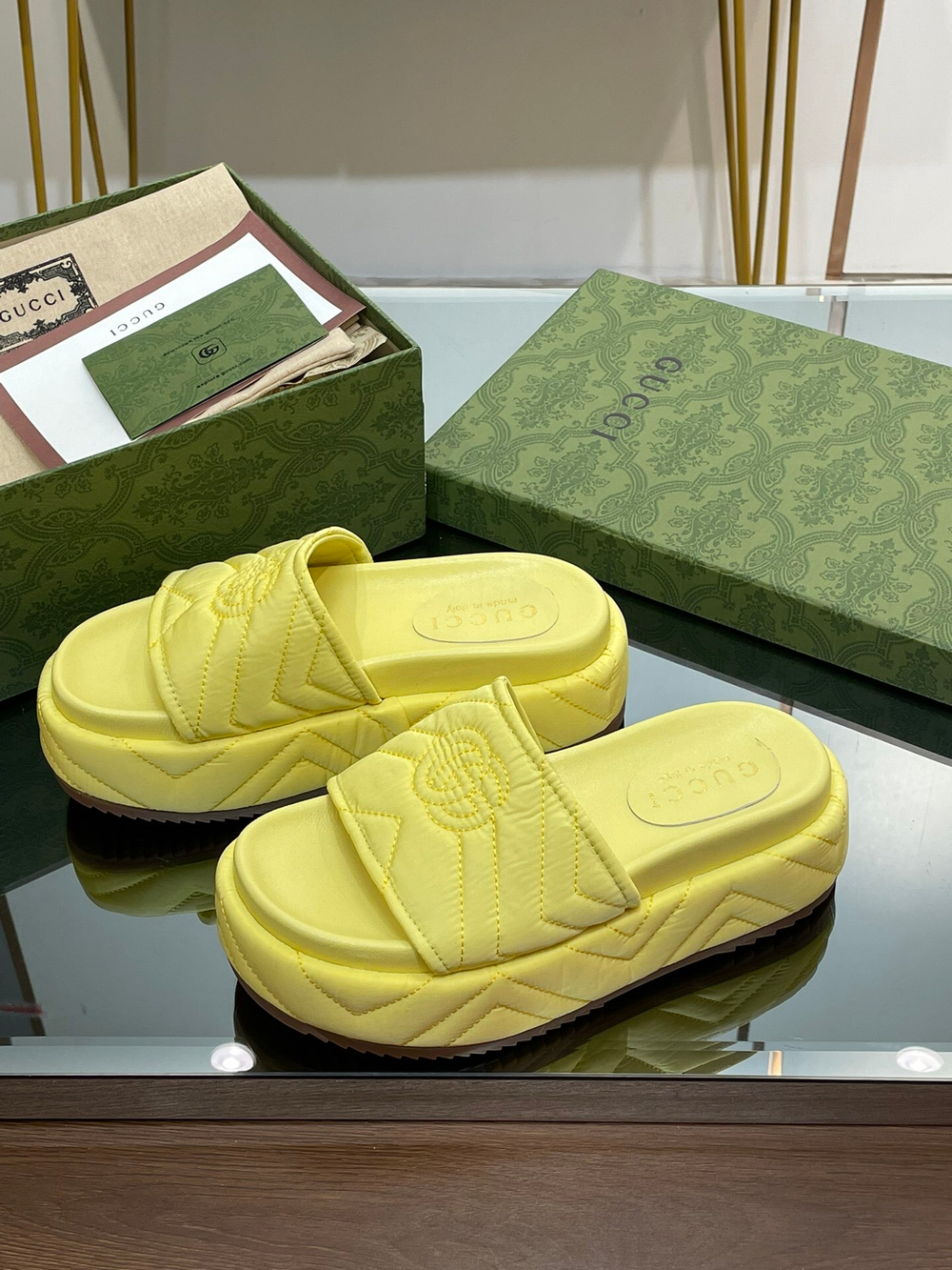 Gucci Platform Slide Sandal