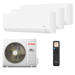 Мультисплит система на 3 комнаты Funai RAM-I-SN30HP.W02/S x 3 / RAM-I-3SKG80HP.02/U