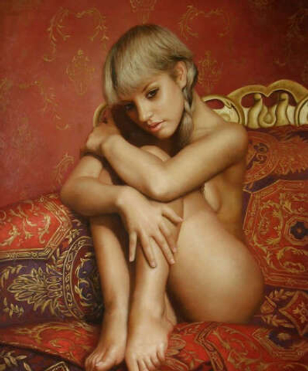 Kiera Malone (род. 1978) - эротическое искусство французского художника