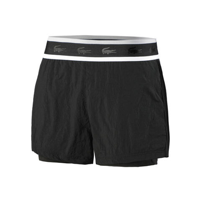 Женские теннисные шорты Lacoste Shorts Women - Black