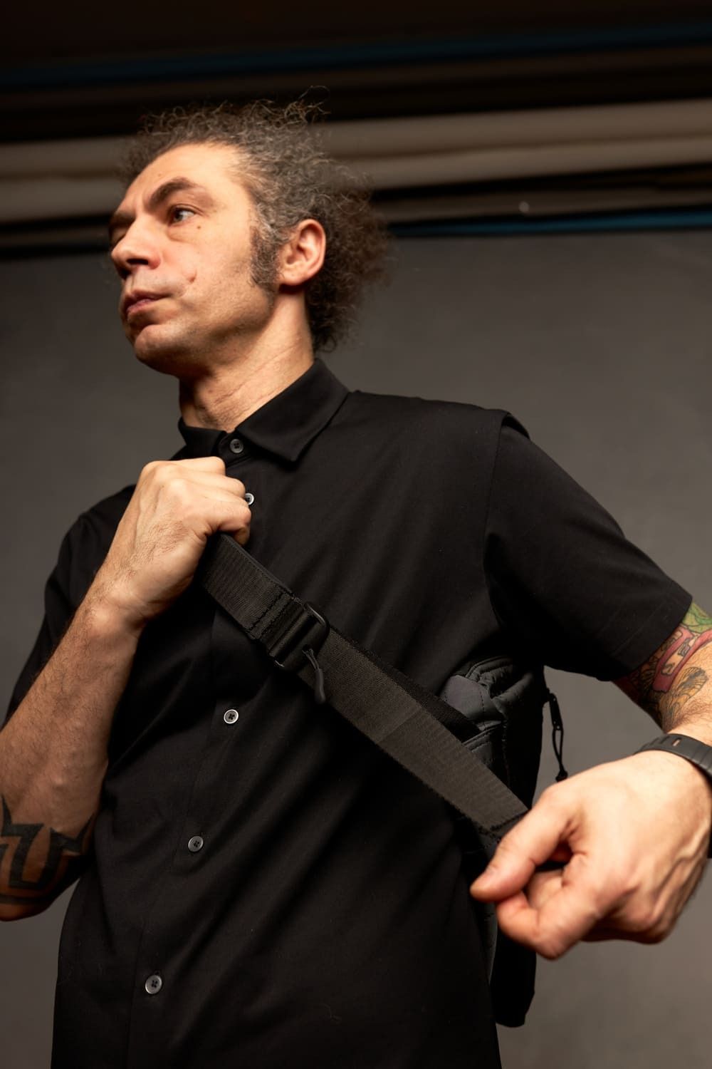 Сумка Gosha Orekhov GO Refrigi Stripes Sac Voyage черный