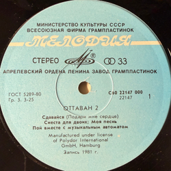 Виниловая пластинка Ottawan ‎– 2 (Мелодия) LP