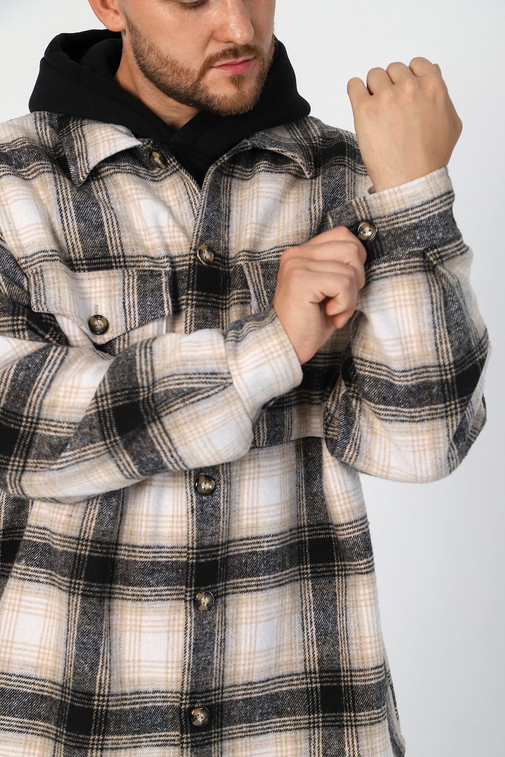 Рубашка мужская Квадро-4 Виотекс КОРИЧНЕВЫЙ