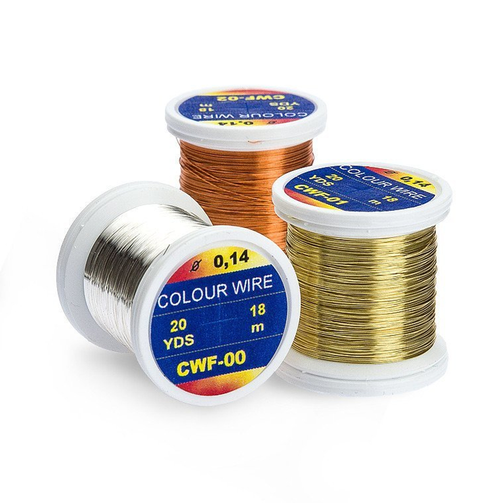 HENDS Проволока металлическая Color Wire 0,14 20 Yards