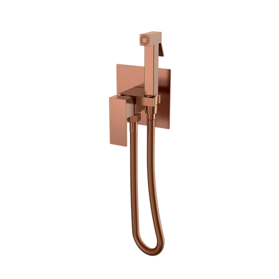 Смеситель гигиенический Qubic Copper Brushed
