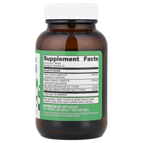 Metagenics, CandiBactin-AR®, средство для здоровья кишечника, 60 капсул