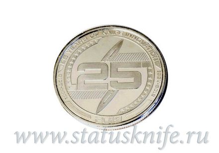 Microtech 25 Year Silver Anniversary Coin