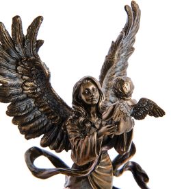 Veronese WS-1135 Статуэтка «Девушка-ангел с ребенком»