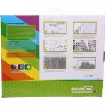 Алмазная мозаика 40*50см «Улочки» с полным заполнением, напечатанной рамкой, на деревянном подрамнике M50054