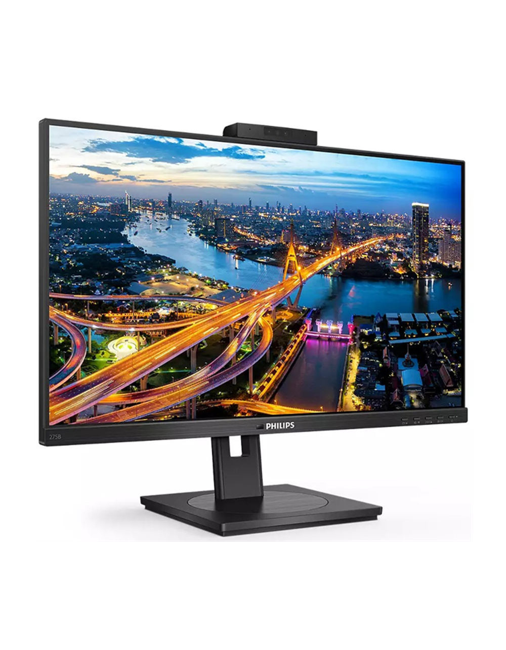 Монитор 27" Philips  275B1H/00 2560x1440 75 Гц IPS W-LED 16:9 4ms HDMI DVI DP 3*USB3.2 50M:1 178/178 300cd webcamera Windows Hello HAS Pivot Tilt Swivel Speakers Black