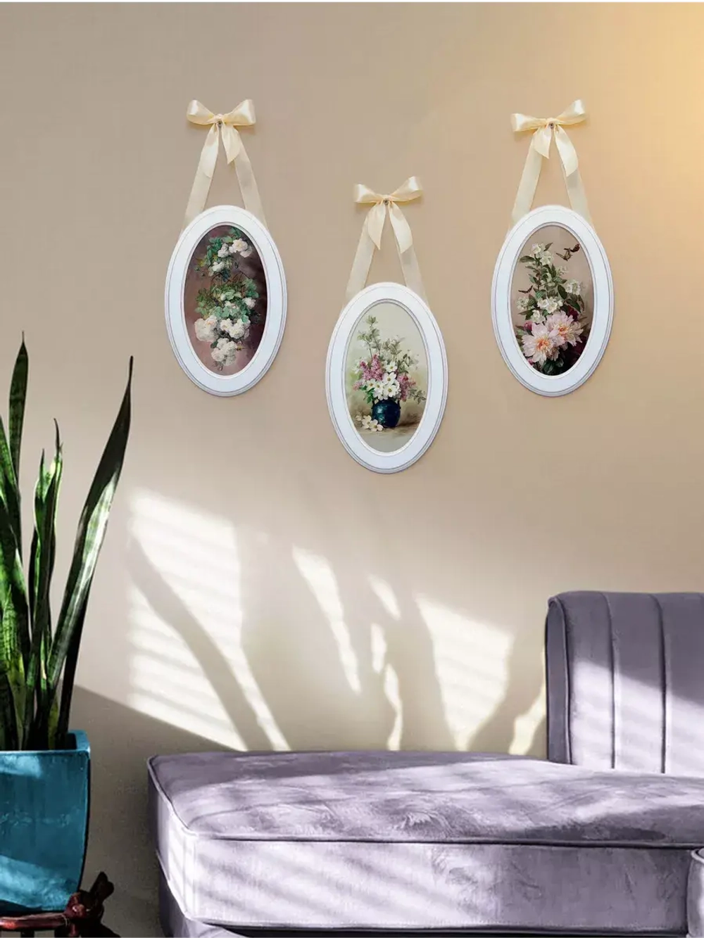 Панно на стену для интерьера 3 шт 28,5*18,5 см