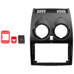 Комплект рамки с разъёмами 9" Nissan Qashqai J10 2006-2013 (F2), Dualis