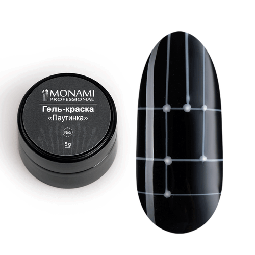 Monami Гель-краска "Паутинка" (белый), 5 гр