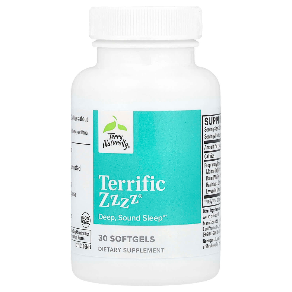 Terry Naturally, Потрясающий Zazzz®, 30 мягких капсул
