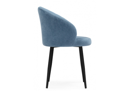 Стул на металлокаркасе Woodville Бэнбу marseille 30, черный, ножки черные