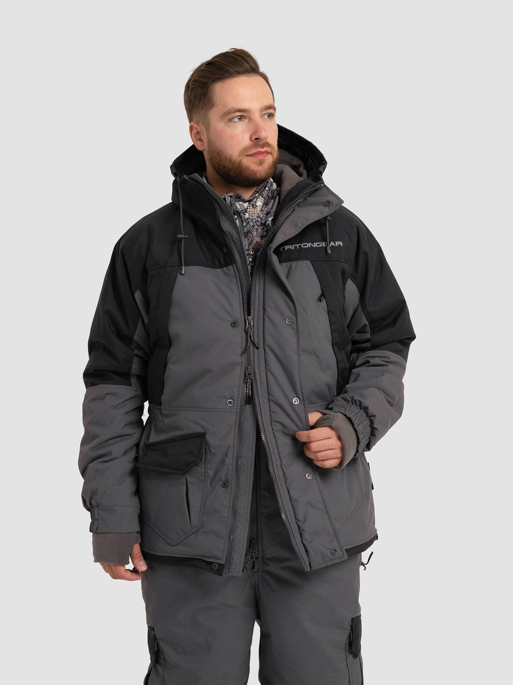 Костюм STRONG -40 ПК (Таслан, Серый) TRITON