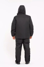 Зимний мужской костюм-поплавок ONERUS "Фишер -45" (Таслан) Черный/Красный