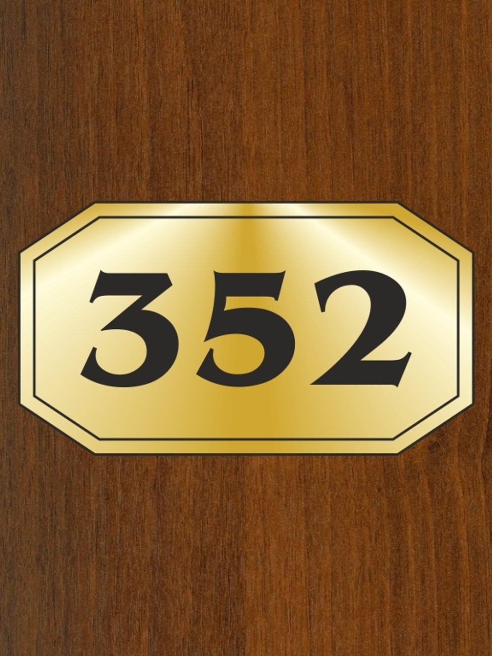 золотой номерок