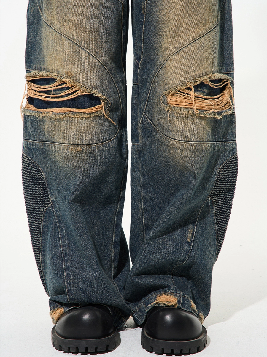 Джинсы BLIND "Aged Effect" Distressed Jeans