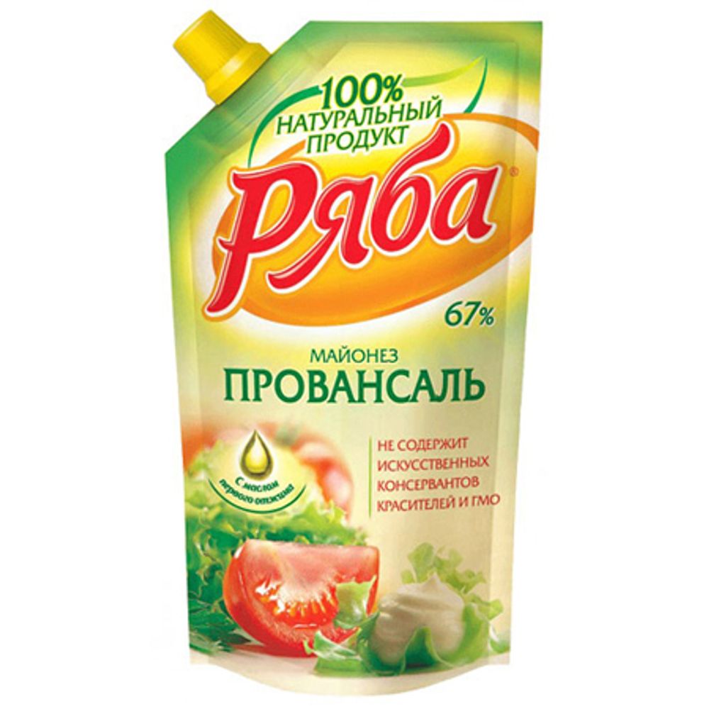 Майонез "Ряба" Провансаль классический 67% 410г