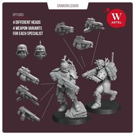 Комплект миниатюр Specialists of Crimson Legion