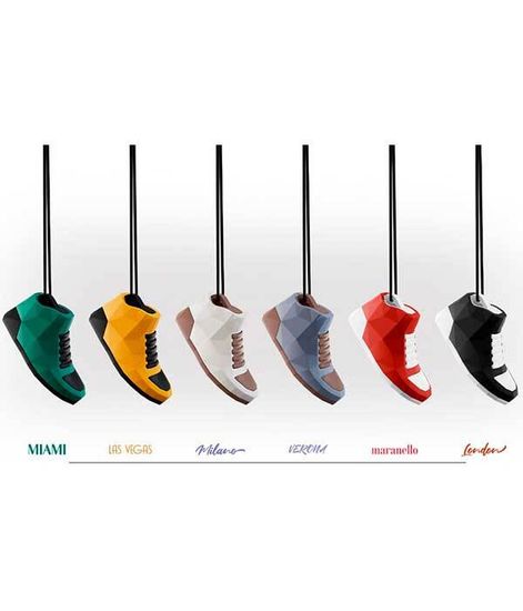 Лондон, дизайнерский ароматизатор для автомобиля London NETROshoe, Vinove