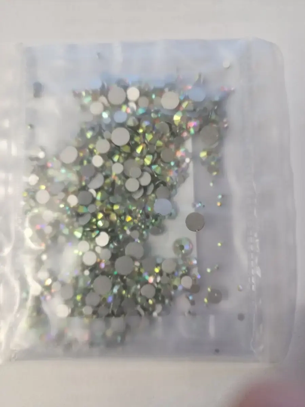 Стразы холодной фиксации стекло Crystal AB ss3-30