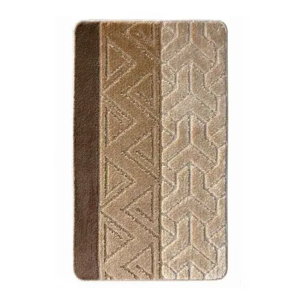 Коврик для ванной L'CADESI Marathon, 50, Треугольник, коричневый, Турция