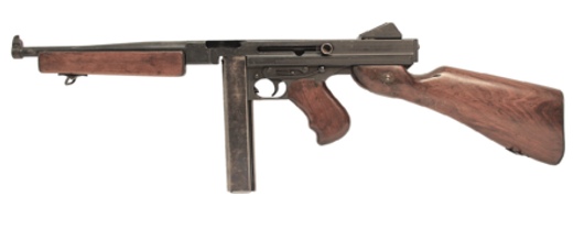 Охолощенный пистолет-пулемет Томпсона М1А1 СХП