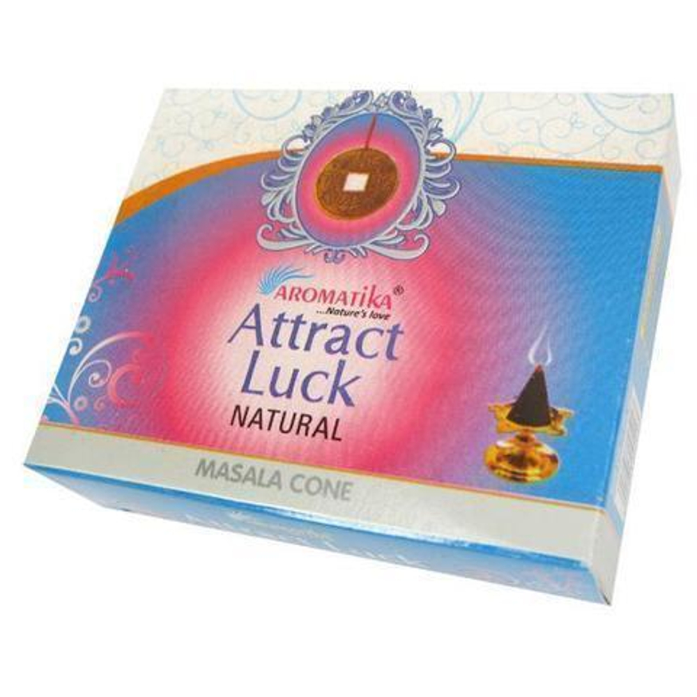 Aromatika Attract Luck Благовоние-конус Привлечение удачи, 25 г