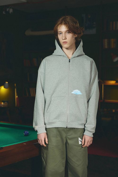 Худи Оверайз Skybraker серое