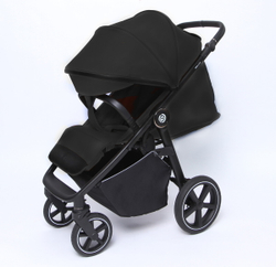 Детская прогулочная коляска Peppy Marco black