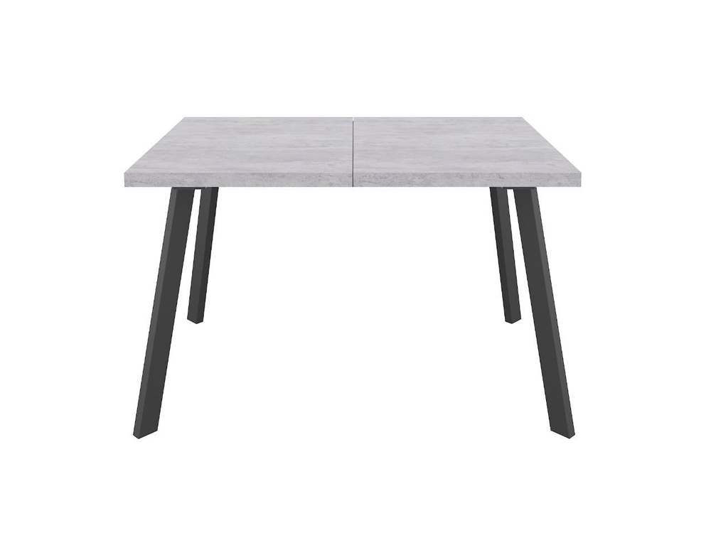 Стол кухонный обеденный раздвижной Дуб Табачный/Чёрный, МИЛАН, 138х80х75,5 см