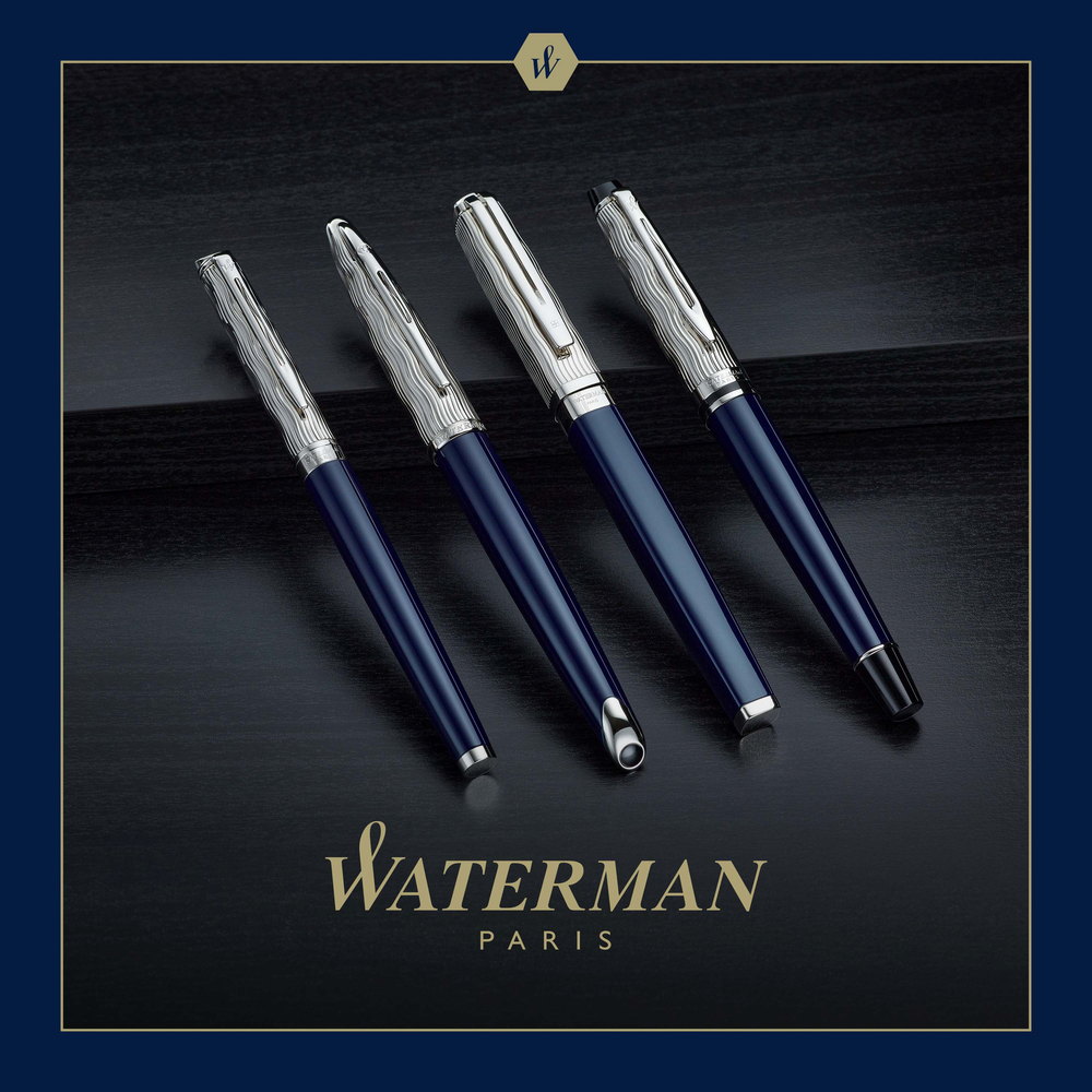 Перьевая ручка Waterman Expert22 SE deluxe Blue CT, перо: F, цвет: Blue, в подарочной упаковке