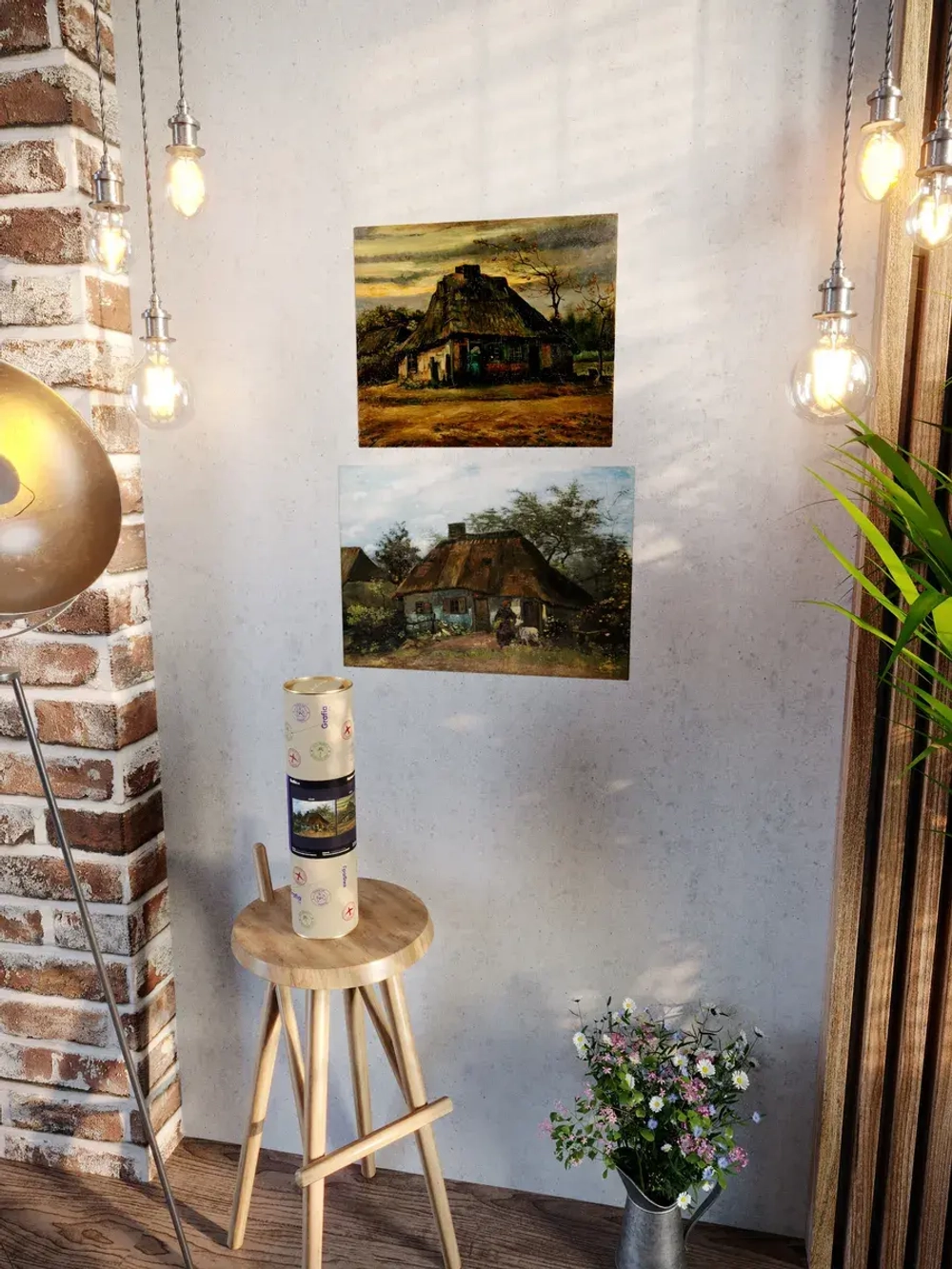 Картины-наклейки на стену для декора интерьерные №75