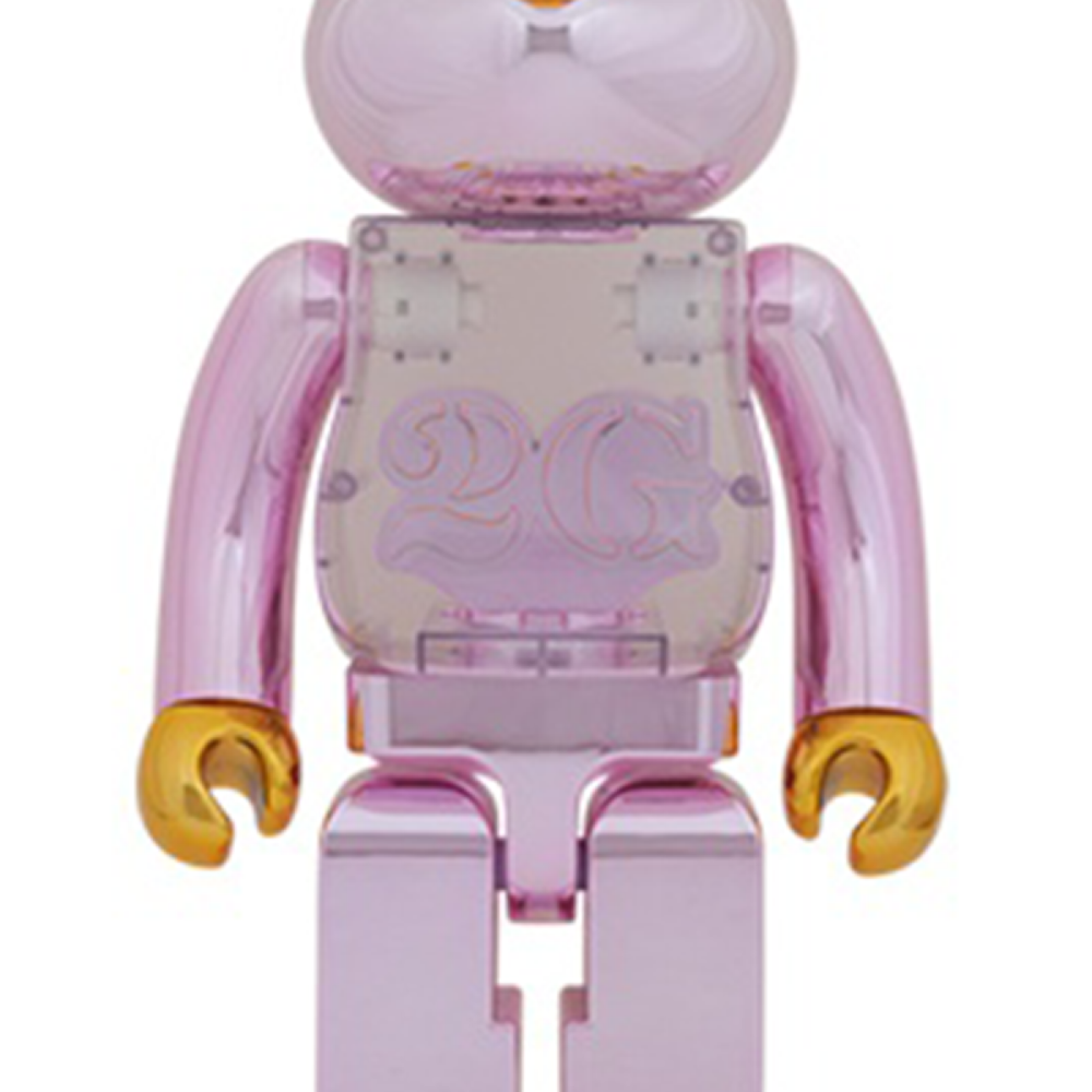 Дизайнерские игрушки BE@RBRICK 1000% 2G PINK GOLD CHROME 70cm, 3090230-640481838