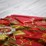 Флаг "С Днём Победы!" 90х135 см полиэстер STAFF (2 штуки в упаковке)