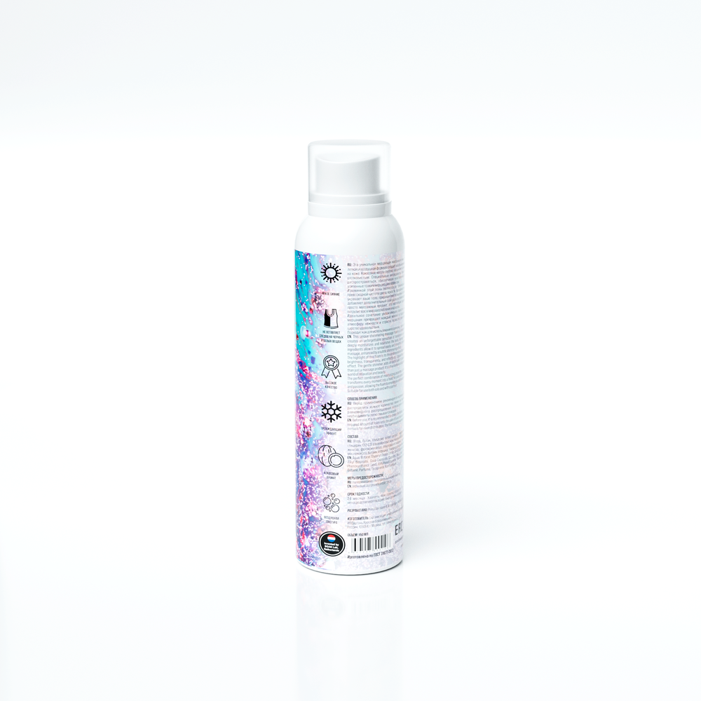 Шиммер для массажа с хрустящей пенкой Passion Cloud SGAN, 150 мл